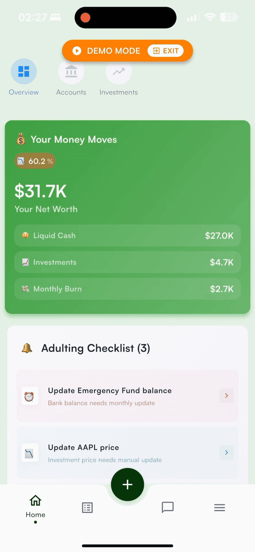 Perfingo App Demo